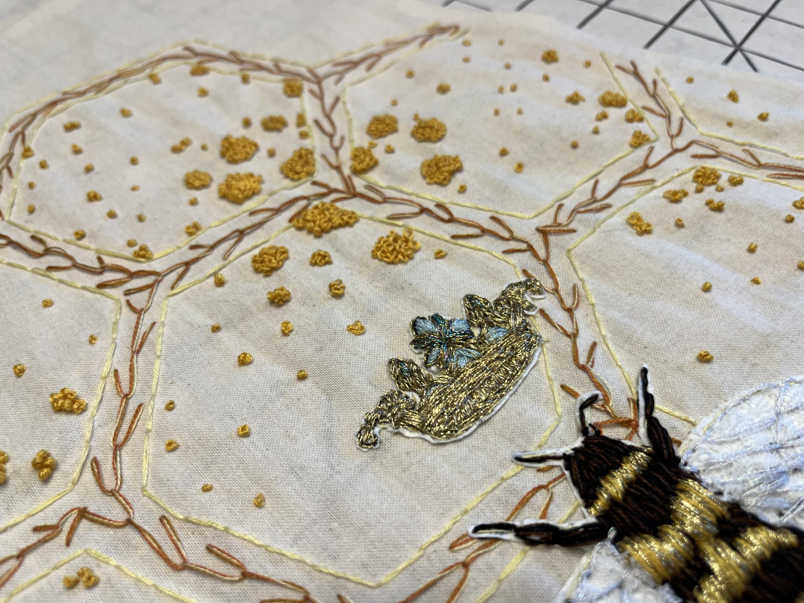 Bee Embroidery